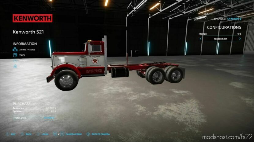 FS22 Kenworth Truck Mod: 521 (Featured)