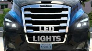 ATS Headlights Part Mod: LED Headlight For Freightliner Cascadia 2019 (Featured)