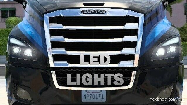 ATS Headlights Part Mod: LED Headlight For Freightliner Cascadia 2019 (Featured)