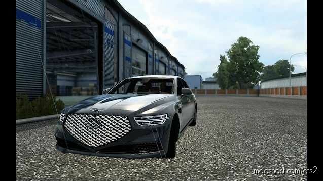 ETS2 Hyundai Car Mod: Genesis G90 V1.0.2 – 1.43-1.44 (Featured)