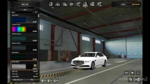 ETS2 Hyundai Car Mod: Genesis G90 V1.0.2 – 1.43-1.44 (Image #9)