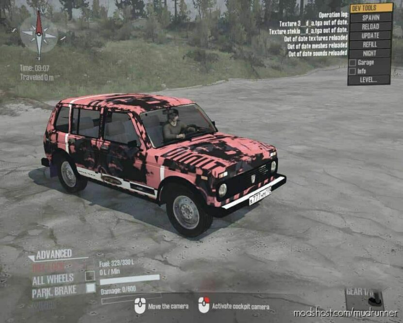 MudRunner Car Mod: Niva 2131 Mod (Featured)