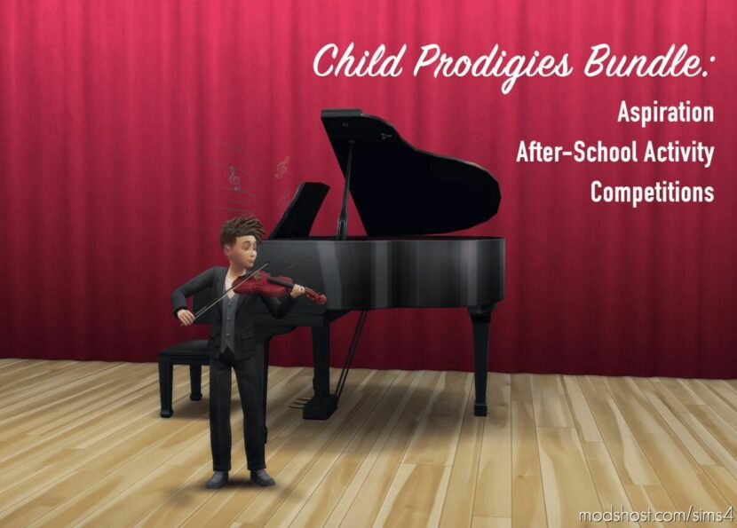 Sims 4 Mod: Child Prodigies Bundle (Featured)