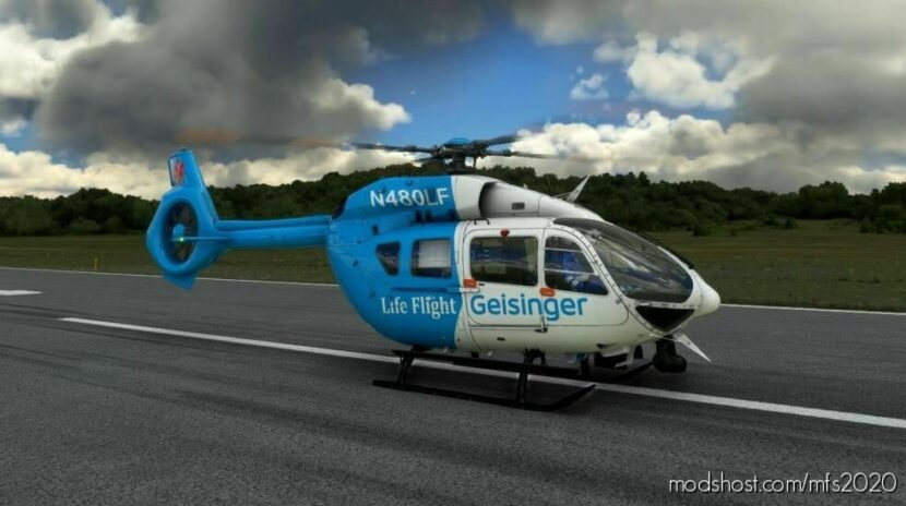 MSFS 2020 Hicopt Mod: HPG H145 Hems Action Pack Geisinger Life Flight (Featured)