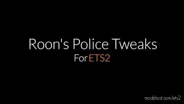 ETS2 Mod: Police Tweaks By Roon V1.1 – 1.44 (Featured)