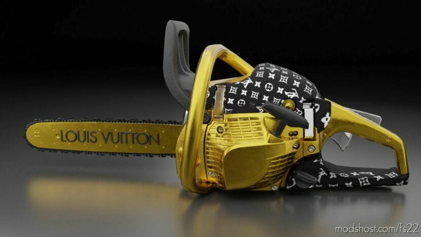 FS22 Mod: Louis Vuitton Chainsaw (Featured)