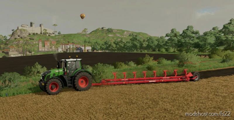 FS22 AGRO-MASZ Plough Mod: Agromasz Gigant 8 (Featured)