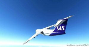 MSFS 2020 Livery Mod: BAE 146-300 – SAS NEW (Image #2)