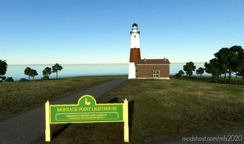 MSFS 2020 United States Scenery Mod: Montauk Lighthouse, Long Island, NEW York, USA (Featured)