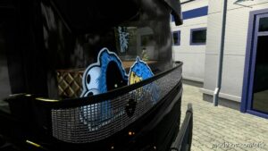 ETS2 RJL Part Mod: Cookie Monster Wiper Stickers (Image #2)