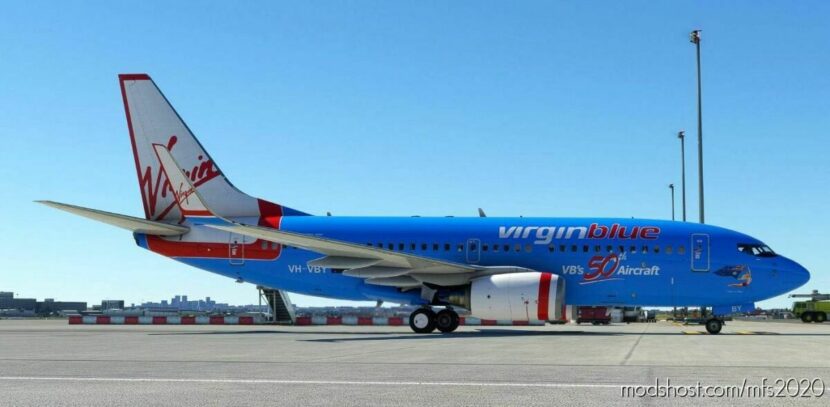 MSFS 2020 Virgin Livery Mod: Pmdg 737-700 Virgin Blue – Vh-Vby (Featured)