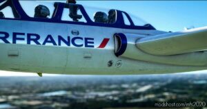 MSFS 2020 8K Livery Mod: Fouga CM-170 Magister – AIR France 8K (Featured)