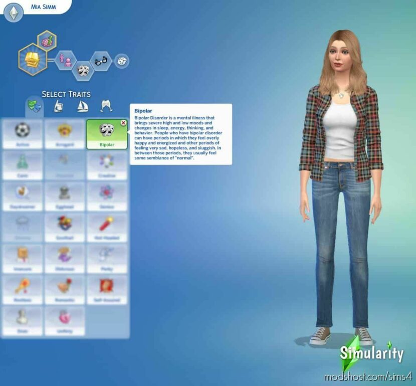 Sims 4 Mod: Bipolar I Trait (Featured)