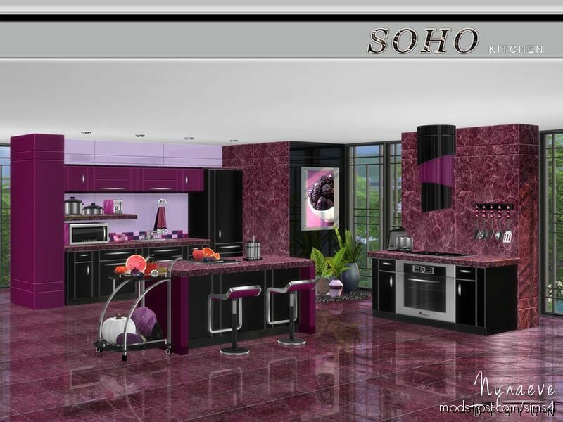 Sims 4 Set Mod: Soho Kitchen (Featured)