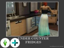 Sims 4 Interior Mod: Under Counter Fridges (Featured)