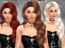 Sims 4 Female Mod: Sintiklia – Hair S19 Lana (Featured)