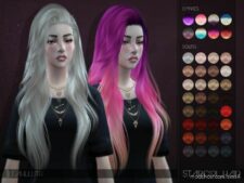 Sims 4 Female Mod: Leahlillith Stargirl Hair (Image #2)