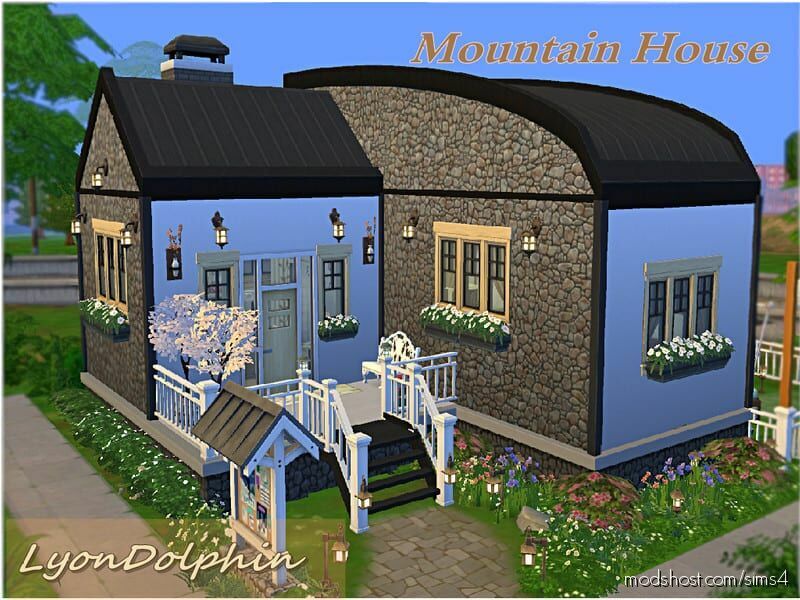 Sims 4 Mod: Mountain House (Featured)