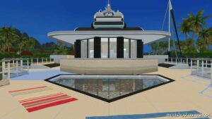 Sims 4 House Mod: Gorgona Yacht (NO CC) (Image #10)