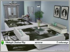 Sims 4 Recolor Mod: Midnight Shadows RUG Marcorse (Featured)