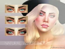 Sims 4 Makeup Mod: Natural Wing Liner N36 (Featured)