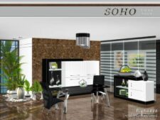 Sims 4 Set Mod: Soho Dining Room (Image #2)