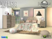 Sims 4 Set Mod: Vizeria Adult Bedroom (Image #2)