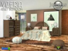 Sims 4 Set Mod: Vizeria Adult Bedroom (Image #5)