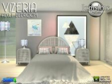 Sims 4 Set Mod: Vizeria Adult Bedroom (Image #8)