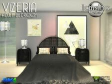 Sims 4 Set Mod: Vizeria Adult Bedroom (Image #9)