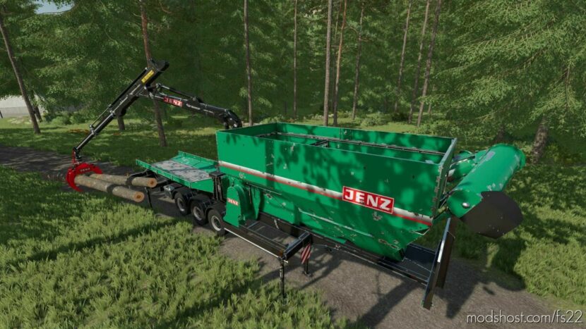 FS22 Mod: Jenz Wood Crusher (Featured)