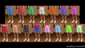 Sims 4 Male Clothes Mod: Sporty Shorts – Male Short Pants (Image #2)