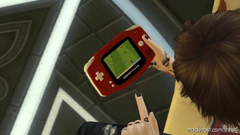 Sims 4 Object Mod: Usable Nintendo Game BOY Advance (Featured)