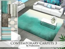 Sims 4 Set Mod: Contemporary Carpets 3 (Image #5)