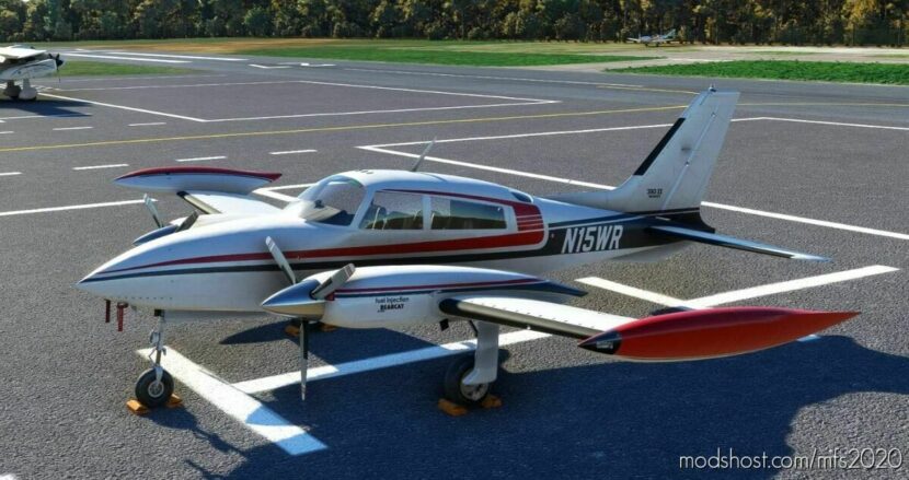 MSFS 2020 Cessna Livery Mod: Milviz Cessna 310R N15WR (Featured)