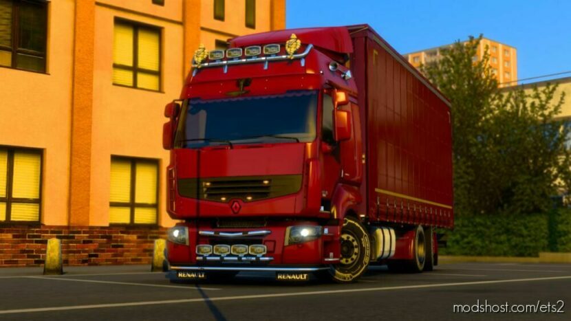 ETS2 Renault Truck Mod: Premium Silver 1.44 (Featured)