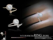 Sims 4 Accessory Mod: S-Club TS4 WM Rings 201901 (Featured)