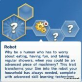 Sims 4 Mod: Robot Traits (5 Flavors) (Image #4)