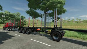 FS22 Fliegl Mod: Timber Runner Autoload Wood V1.1 (Featured)