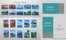 Sims 4 Recolor Mod: Perfect Poster Pack – Posters & Separate Frames (Featured)