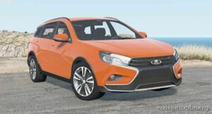 BeamNG Lada Car Mod: Vesta SW Cross (GFK) 2017 (Featured)