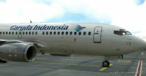 MSFS 2020 4K Livery Mod: B737-700 | Retro Garuda Indonesia Pk-Ggw 4K (Fictional) (Featured)