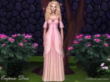 Sims 4 Female Clothes Mod: Genius Empress Dress (Featured)