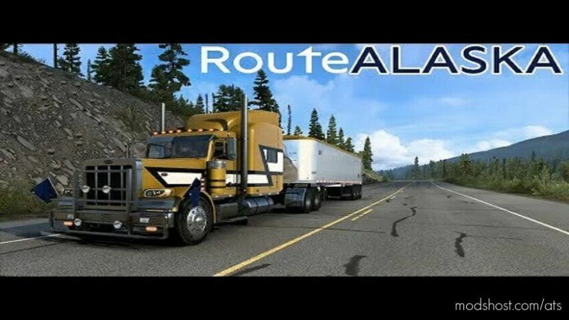 ATS Map Mod: Route Alaska Update V1.3 1.44 (Featured)