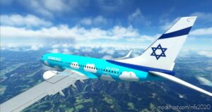 MSFS 2020 737-700 Mod: Pmdg 737-700 EL AL UP Livery (NEW) (Image #2)