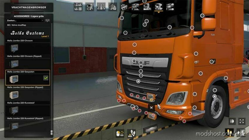 ETS2 Part Mod: Tuning Slots For ALL SCS Trucks 1.44 (Featured)