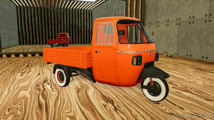 FS22 Vehicle Mod: Piaggio APE P601 (Featured)