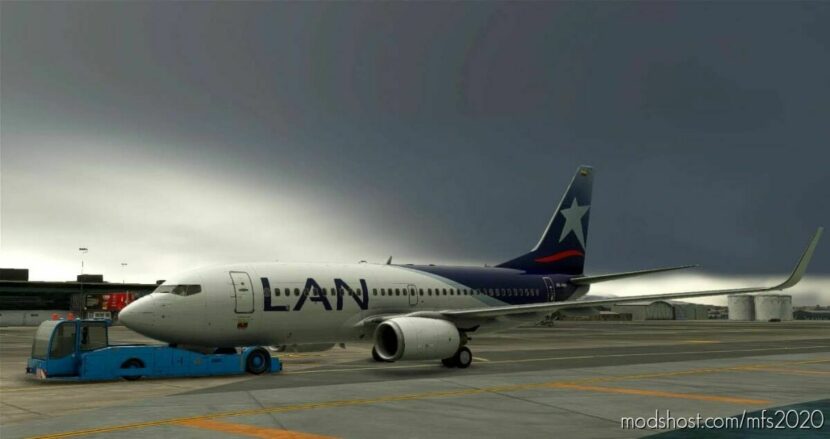 MSFS 2020 4K Livery Mod: Pmdg 737-700 LAN Colombia HK-4660 (Featured)