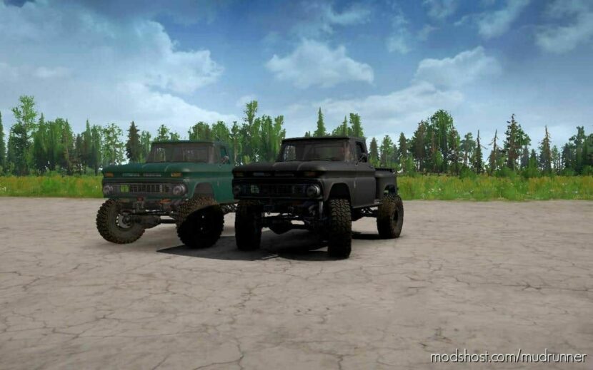 MudRunner Ford Car Mod: Chevy K10 1962 (Featured)