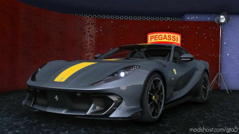 GTA 5 Ferrari Vehicle Mod: 812 Competizione 2021 Add-On (Featured)